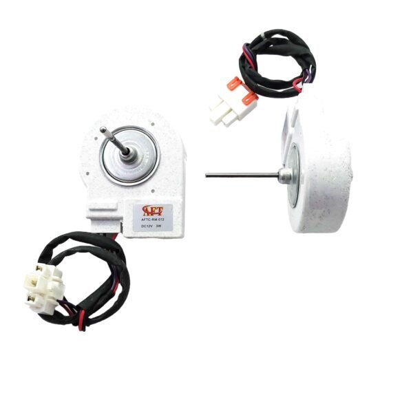 ZW-58. 12V DC. 3W. LONG SHAFT. Refrigerator DC Fan Motor : AFTC-RM-012