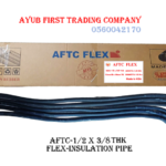 1/2 inch Insulation Rubber Pipe : AFTC-1/2 X 3/8 THK