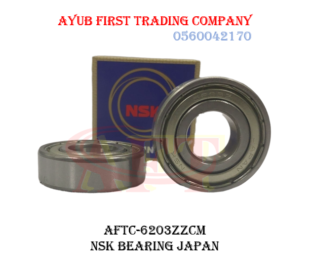 AFTC-6203ZZCM Single-Row Deep Groove Ball Bearing: AFTC-6203ZZCM - Image 1