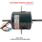 1/4HP 1100 RPM / 3SPD (3 Speeds) Zamil China Window Air Conditioner Fan Motor : AFTC-736S