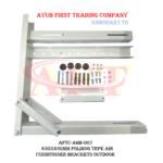 650 mm x 650 mm adjustable folding air conditioner mounting bracket kit : AFTC-AHB-007