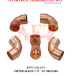 1/2 inch 90-degree copper elbow :AFTC-CLR-013