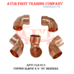 3/4 inch 90-degree copper elbow : AFTC-CLR-015