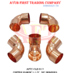 1-1/8 inch 90-degree copper elbow : AFTC-CLR-017