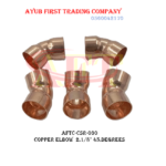 2-1/8 inch 45-degree copper elbow : AFTC-CSR-030