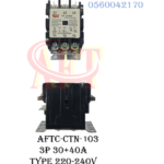 3P,30FLA/40A MAX 220V - 240V AC Contactor : AFTC-CTN-103
