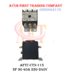 3P, 30 FLA/40A Max 220V - 240V AC CONTACTOR : AFTC-CTN-115
