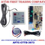 Carrier Air Conditioner Wired Wall Thermostat & Internal Main PCB Control Board Assembly Kit : AFTC-CTTD-3973