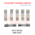 AFTC-FEUDS 4MM 3X20 GLASS FUSE