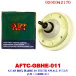 10 Teeth Small Haire Pulley Washing Machine Gear Box :  AFTC-GBHE-011