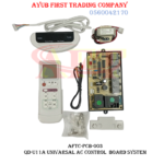 QD-U11A Universal Air Conditioner Remote & Electronic Main PCB Control Board Kit : AFTC-PCB-003