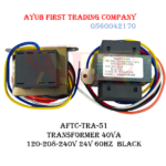 TRANSFORMER 40VA 120-208-240V 24V 60HZ BLACK SET: AFTC-TRA-51