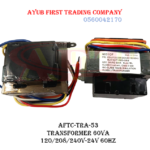 TRANSFORMER 60VA 120/208/240V-24V 60HZ SET: AFTC-TRA-53