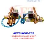REVERSING VALVES 4-WAY 3/8 + 1/2 CURVED PIPE SET: AFTC-WVP-702