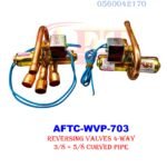 REVERSING VALVES 4-WAY 3/8 + 5/8 CURVED PIPE SET: AFTC-WVP-703