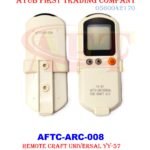 YY-57 CRAFT UNIVERSAL REMOTE : AFTC-ARC-008