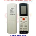 GREE BLACK AC REMOTE : AFTC-ARC-020