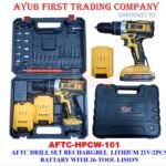 Cordless Drill Driver Combo Set : AFTC-HPCW-101