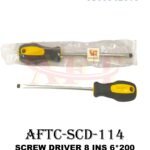 200 mm (8 inches) 6 mm Slotted / Flathead ("Minus Head") : AFTC-SCD-114