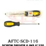 150 mm (6 inches) 6 mm Slotted / Flathead : AFTC-SCD-116