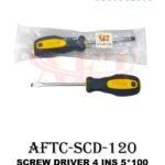 100 mm (4 inches) 5 mm Slotted / Flathead ("Minus Head") : AFTC-SCD-120