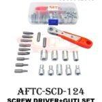 Screwdriver + Guti (Socket) Set : AFTC-SCD-124