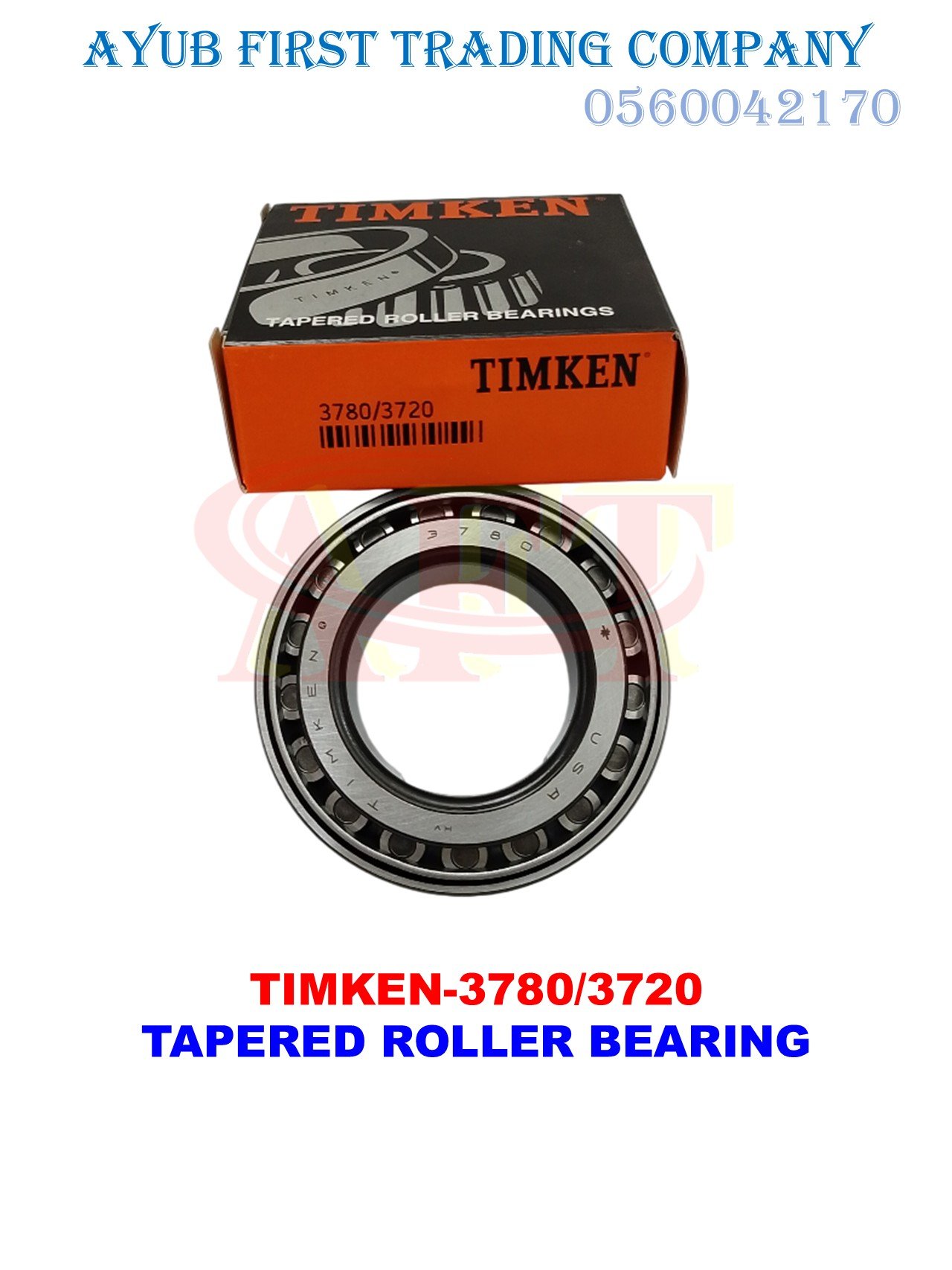 Slide24 Single-Row Imperial Tapered Roller Bearing: TIMKEN-3780/3720 - Image 1