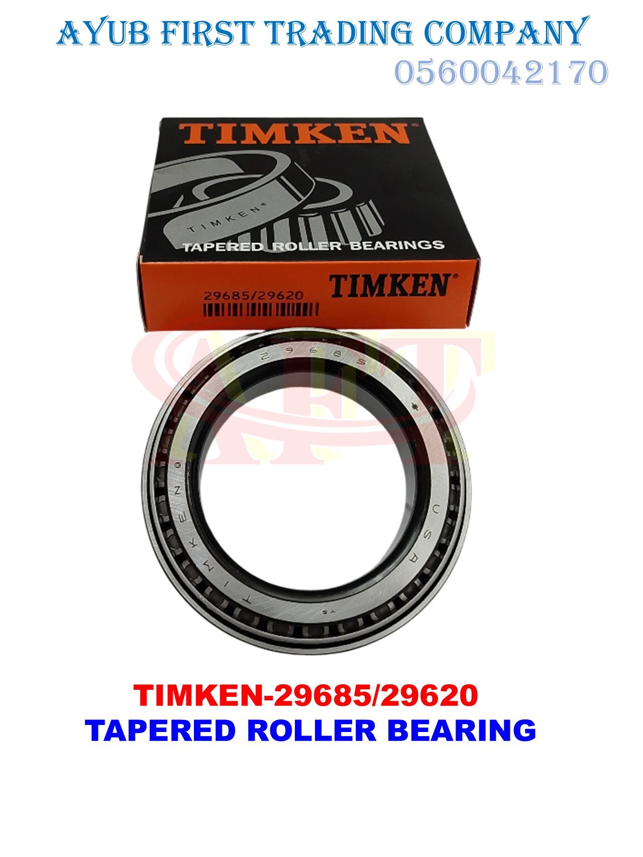 Slide27 Single-Row Imperial Tapered Roller Bearing: TIMKEN-29685/29620 - Image 1