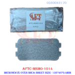 126mm × 46mm × 0.4mm Microwave Oven Mica Waveguide Cover Sheet : AFTC-MSMO-1014